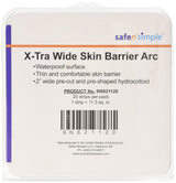Safe Safe n Simple X-Tra Wide Two-Piece Skin Barrier, Flat - SNS21120-Single - LL Medico