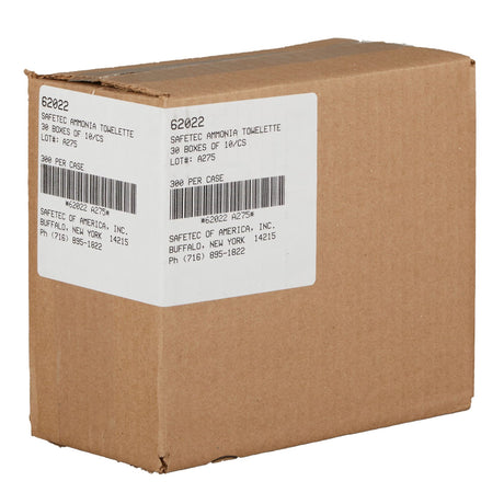 Safetec Ammonia / Alcohol Respiratory Stimulant Inhalant, 15% - 30% Strength - 62022-Box - LL Medico