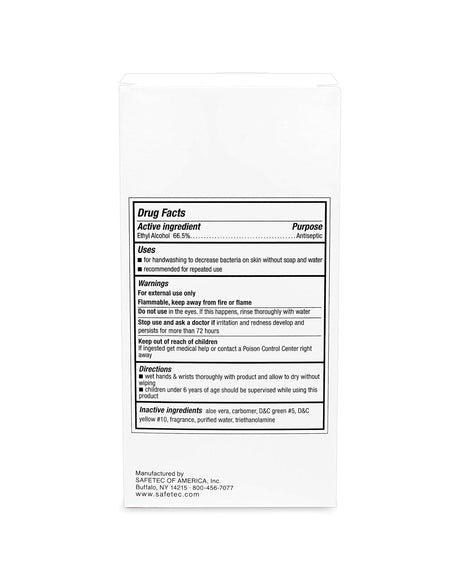 Safetec Instant Hand Sanitizer Spray, Fresh Scent, 2 fl oz, Case of 24 - 17357-Single - LL Medico