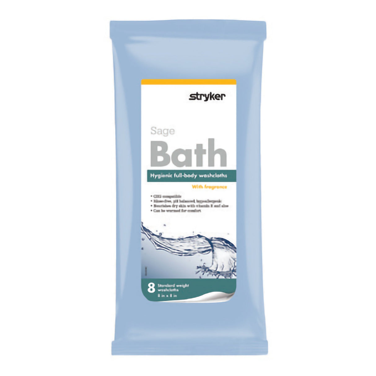 Sage Comfort Bath Rinse-Free Bath Wipe, Scented - 7991-Pack - LL Medico