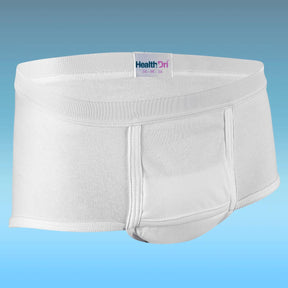 Salk HealthDri Men's Breathable Reusable Briefs, Heavy Absorbency - BH00S - LL Medico
