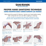 Sani-Hands Hand Sanitizing Wipes, Alcohol, Scented, 5.5 x 8.4 Inch Soft Pack - P71520-Pack - LL Medico