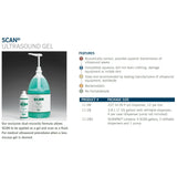 Scan Ultrasound Gel, Medium Viscosity, NonSterile, 1 Gallon - 11-28-Single - LL Medico