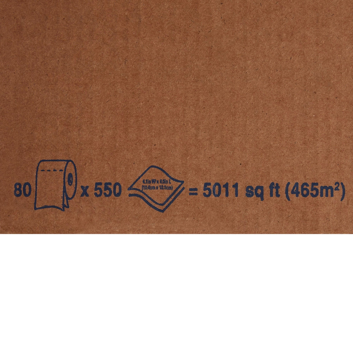 Scott Essential Toilet Tissue, case of 80 rolls carton label