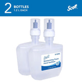 Scott Pro Moisturizing Foam Hand Sanitizer, Cucumber Scent, 1.2 L, Case of 2 - 91590-Case - LL Medico