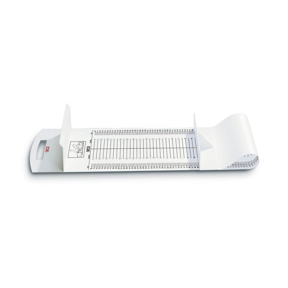 seca 210 Infant Measuring Mat, Plastic, Mobile, Folded - 2101821004-Single - LL Medico