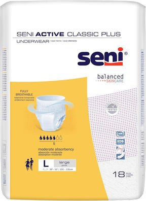 Seni Active Classic Plus Absorbent Underwear - SLA18AC2-Pack - LL Medico