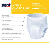 Seni Active Classic Plus Absorbent Underwear - SSM22AC2-Pack - LL Medico