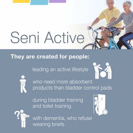 Seni Active Super Absorbent Underwear - SSM22AS1-Pack - LL Medico