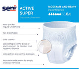 Seni Active Super Absorbent Underwear - SSM22AS1-Pack - LL Medico