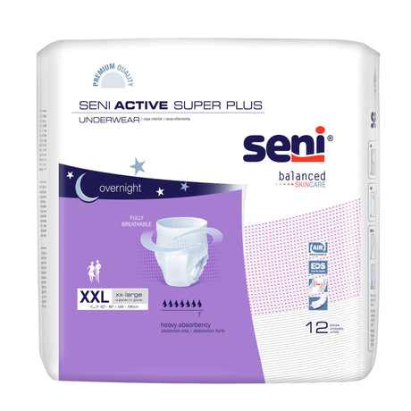 Seni Active Super Plus Absorbent Underwear - S2X12AP1-Pack - LL Medico