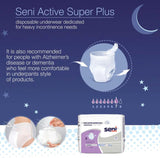Seni Active Super Plus Absorbent Underwear - SSM22AP1-Sample - LL Medico