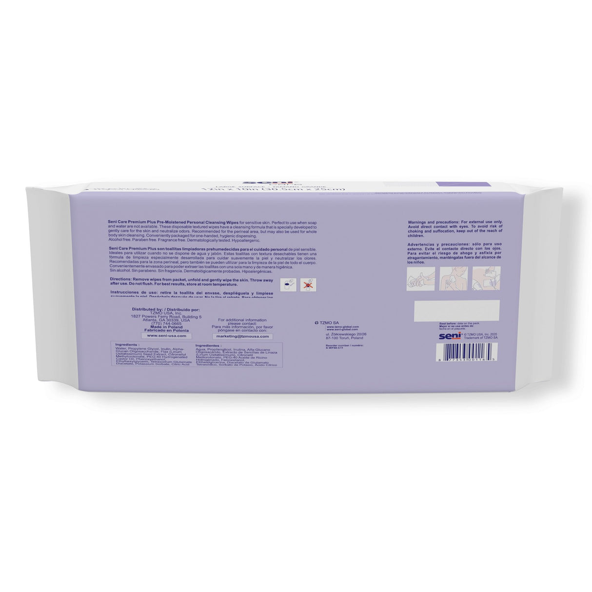 Seni Care Premium Washcloths - SWP48C11-Pack - LL Medico