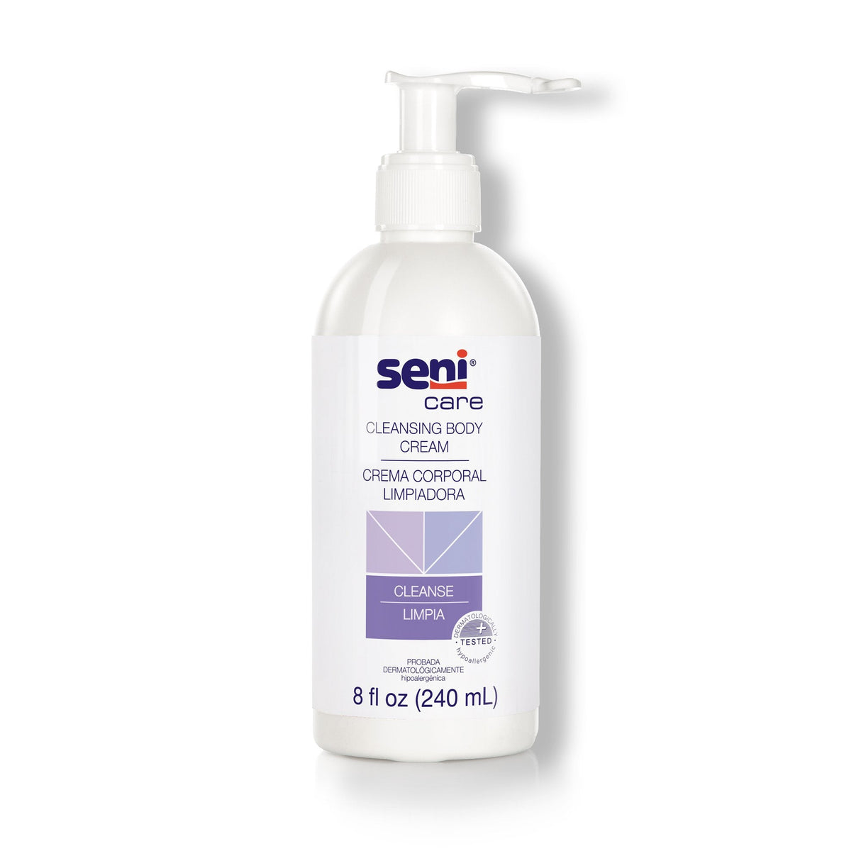 Seni Care Rinse Free Body Wash, 8-ounce Pump Bottle - S-CC08-C11-Single - LL Medico