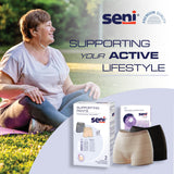 Seni Knit Incontinence Supporting Pants, Reusable - S-MA02-US1-Pack - LL Medico