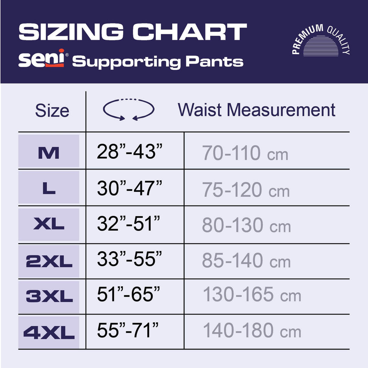 Seni Knit Incontinence Supporting Pants, Reusable - S-MA02-US1-Pack - LL Medico