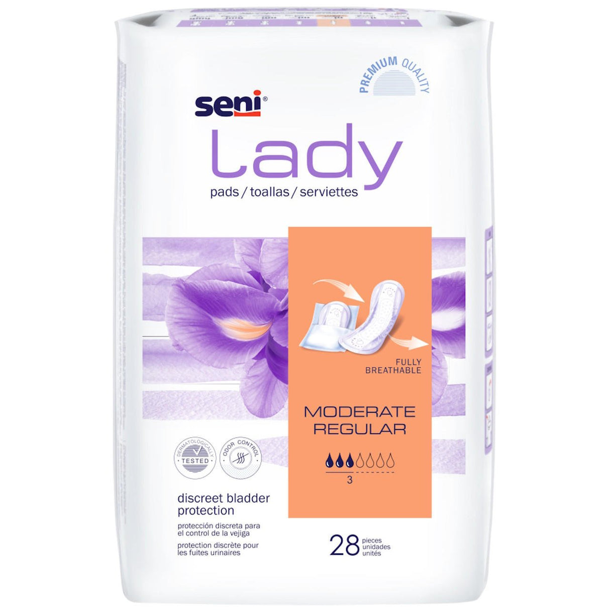 Seni Lady Pads Moderate Regular - S3P28PS1-Pack - LL Medico