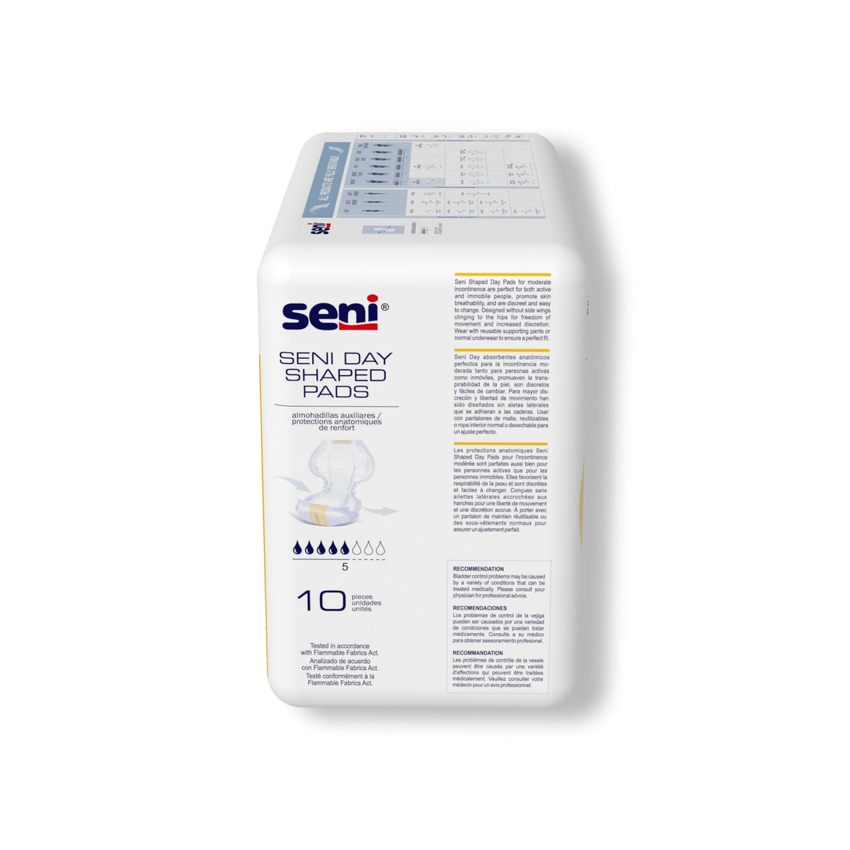 Seni Shaped Pads Day - SUN10PS1-Pack - LL Medico