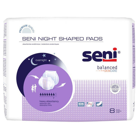 Seni Shaped Pads Night - SPL08PS1-Pack - LL Medico