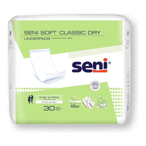 Seni Soft Classic Dry Underpads - S0330UC1-Pack - LL Medico