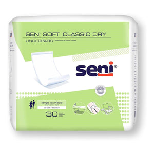 Seni Soft Classic Dry Underpads - S0330UC1-Pack - LL Medico