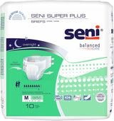 Seni Super Plus Adult Briefs - SME25BP1-Sample - LL Medico