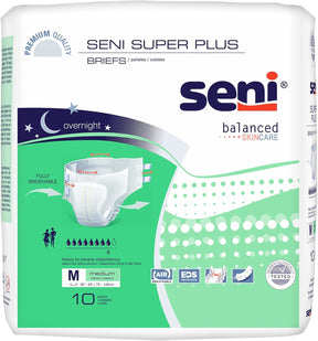 Seni Super Plus Adult Briefs - SME25BP1-Sample - LL Medico