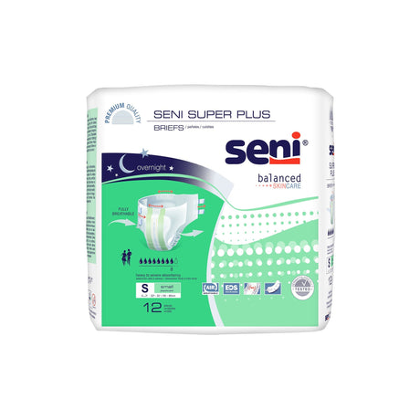 Seni Super Plus Adult Briefs - SSM12BP1-Sample - LL Medico