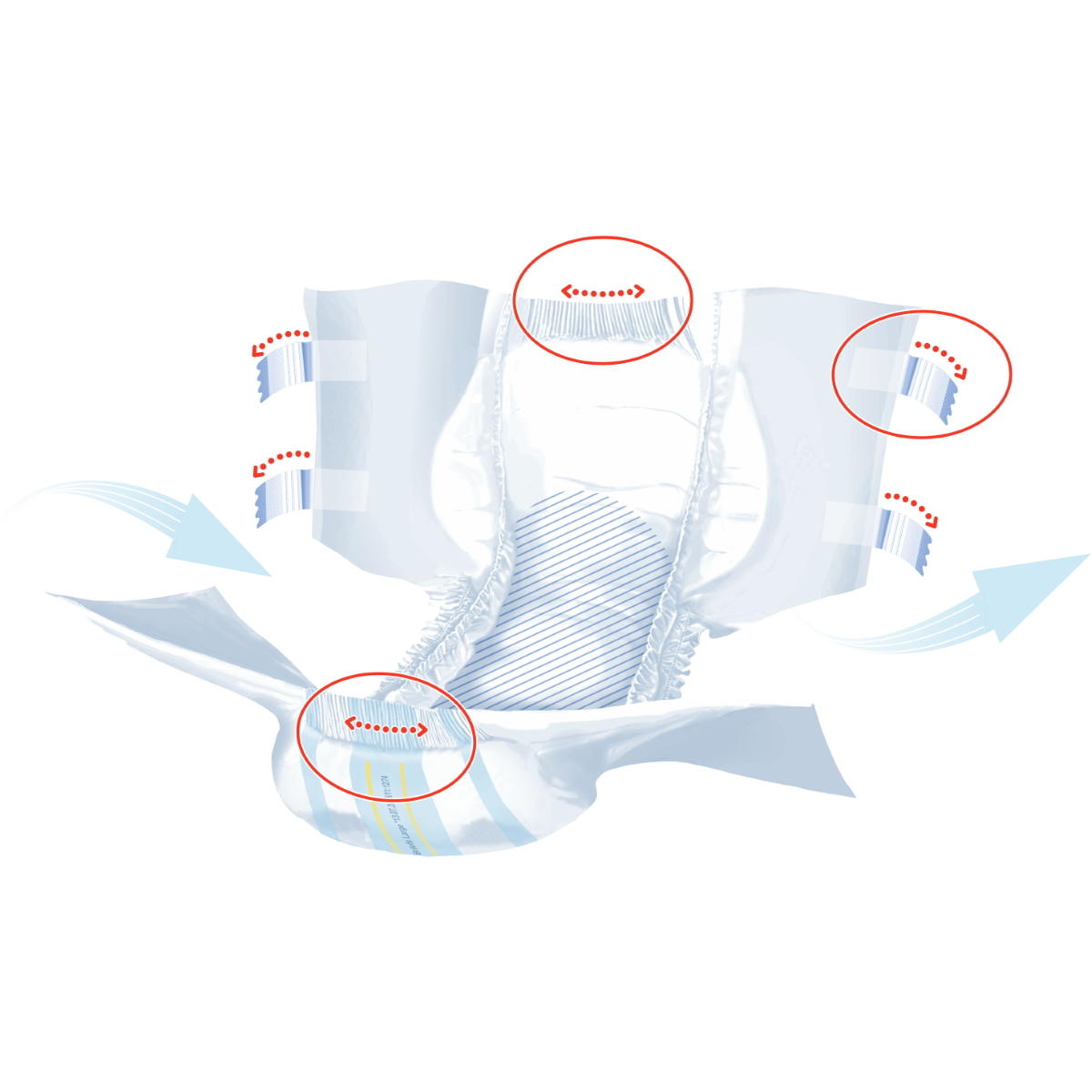 Seni Super Quatro Adult Diapers - SSM12BQ1-Sample - LL Medico