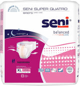 Seni Super Quatro Adult Diapers - SXL08BQ1-Sample - LL Medico