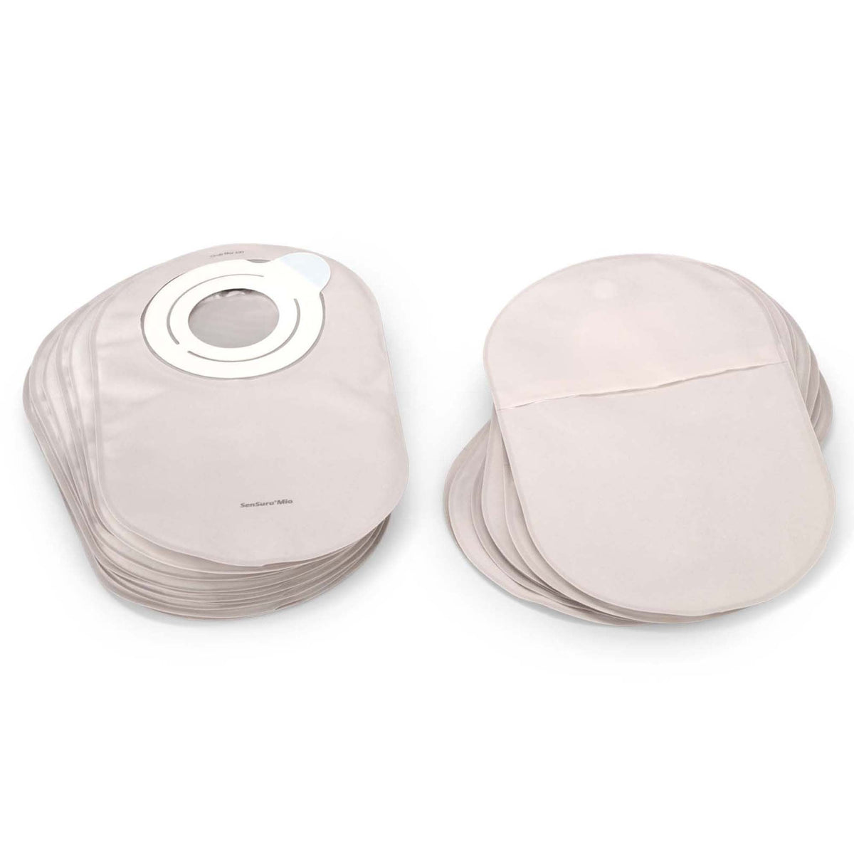 SenSura Mio Flex Two-Piece Closed End Ostomy Pouch, Clear Opaque, Maxi, 8 1/4" - 12202-Box - LL Medico