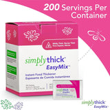 SimplyThick EasyMix Food Thickener Packets, Nectar Consistency, 6g, 200 Count - STIND200L2-Box - LL Medico