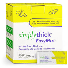SimplyThick EasyMix Food Thickener Packets, Unflavored, 12g, 100 Count - STIND100L3-Box - LL Medico