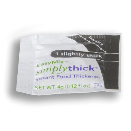 SimplyThick EasyMix Food Thickener Packets, Unflavored Gel, IDDSI Level 1, 4 g - STIND300L1-Single - LL Medico