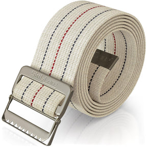 Skil-Care Cotton Gait Belt, Pinstripe, 72" Length - 252074-Single - LL Medico