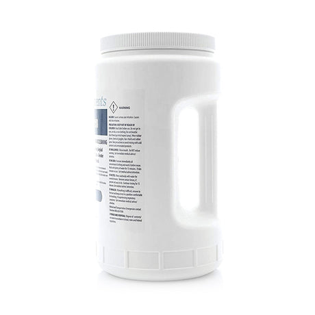 Sklar Kleen Instrument Detergent, side of jar with warning label