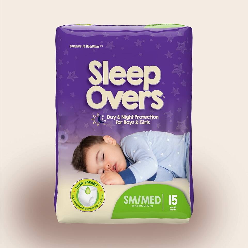 Sleep Overs Youth Incontinence Pants by Cuties - SLP05301-Pack - LL Medico