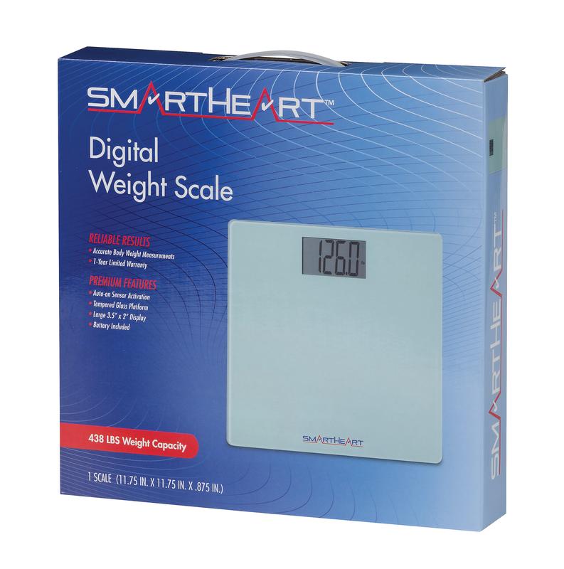 SmartHeart Digital Scale, 438 lbs - 19-101 - LL Medico