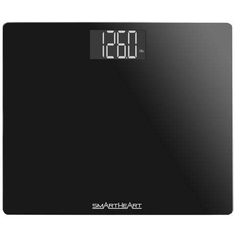 SmartHeart Digital Talking Scale, 438 lbs, Black - 19-104 - LL Medico