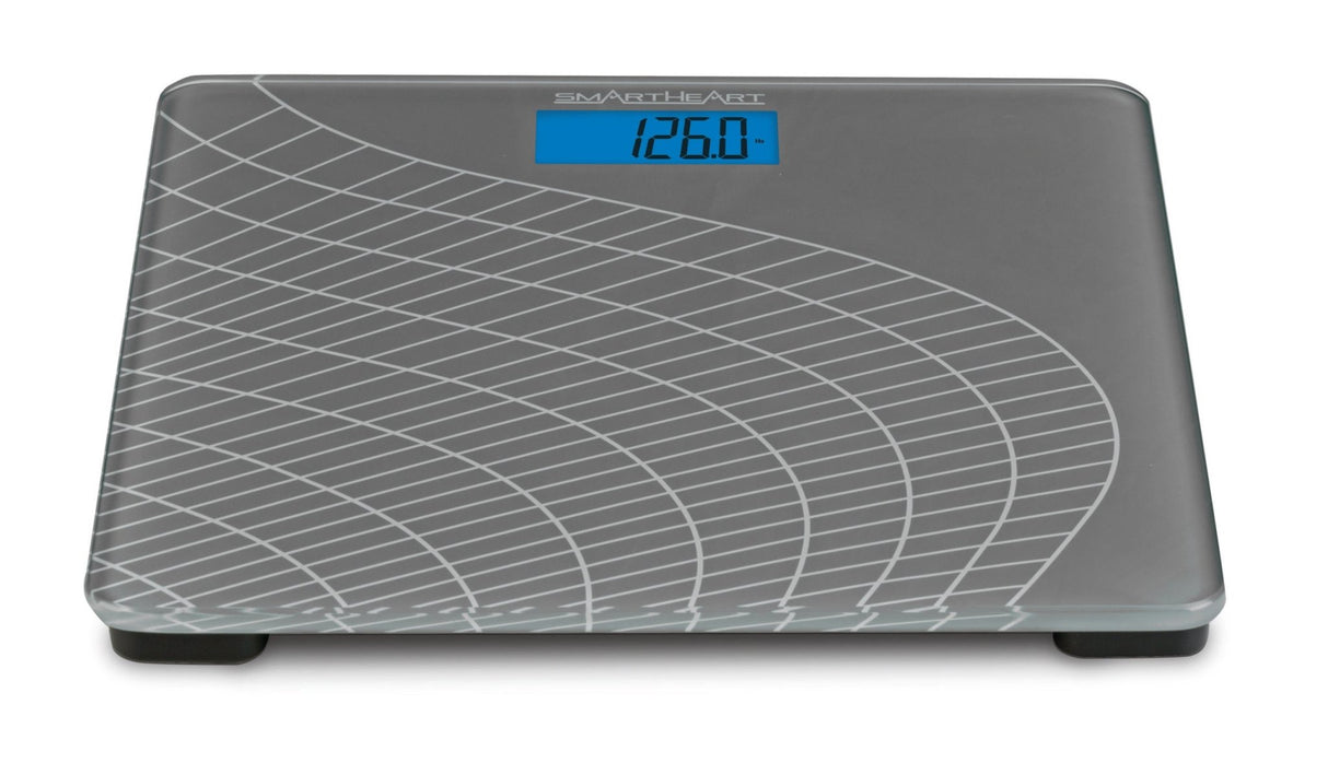 SmartHeart Digital Talking Scale, 438 lbs, Gray - 19-103 - LL Medico