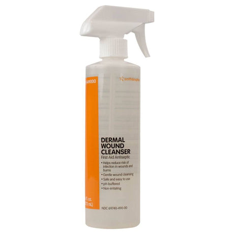 Smith & Nephew Dermal Wound Cleanser First Aid Antiseptic Spray, Non-Sterile, 16 oz - 449000-Single - LL Medico