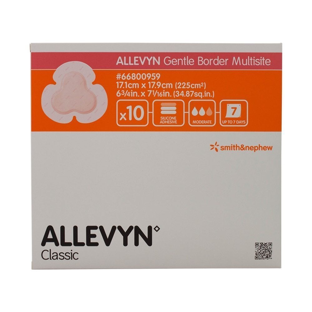 Allevyn Gentle Border Multisite, 17.1 x 17.9 Centimeter