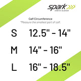 Brownmed Spark Kinetic Calf Compression Sleeve - 40420 - LL Medico