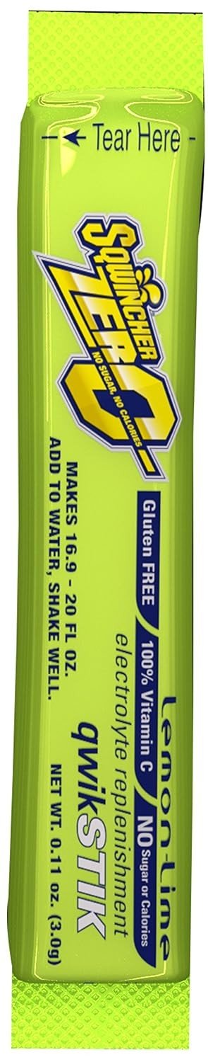 Sqwincher Qwik Stik Zero Oral Electrolyte Solution, Mixed Berry, 0.11 oz - 159060101-Pack - LL Medico
