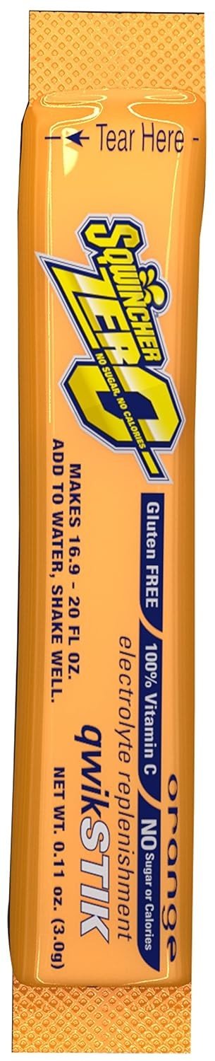 Sqwincher Qwik Stik Zero Oral Electrolyte Solution, Mixed Berry, 0.11 oz - 159060101-Pack - LL Medico