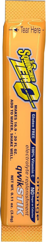Sqwincher Qwik Stik Zero Oral Electrolyte Solution, Mixed Berry, 0.11 oz - 159060101-Pack - LL Medico