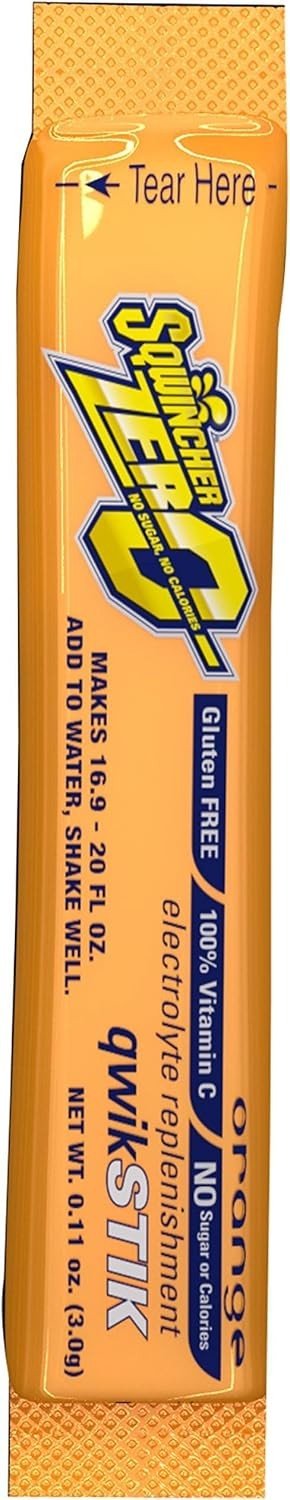 Sqwincher Qwik Stik Zero Oral Electrolyte Solution, Mixed Berry, 0.11 oz - 159060101-Pack - LL Medico