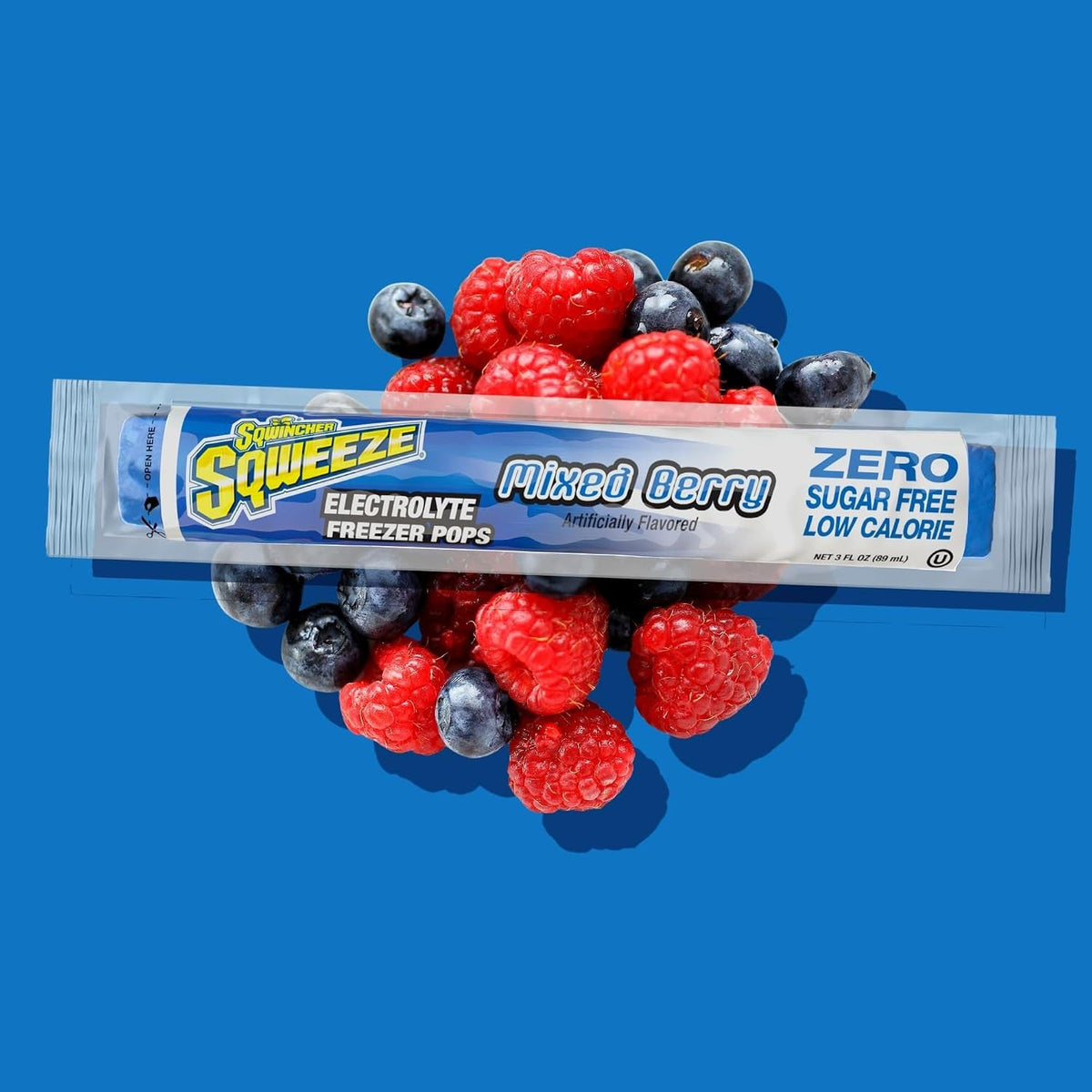 Sqwincher Sqweeze Zero Electrolyte Freezer Pops, Variety Pack, 3 oz - 159200231-Bag - LL Medico