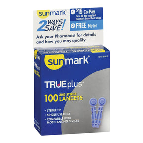Sunmark TRUEdraw Adjustable Depth Dial Lancing Device - 56151014201 - LL Medico