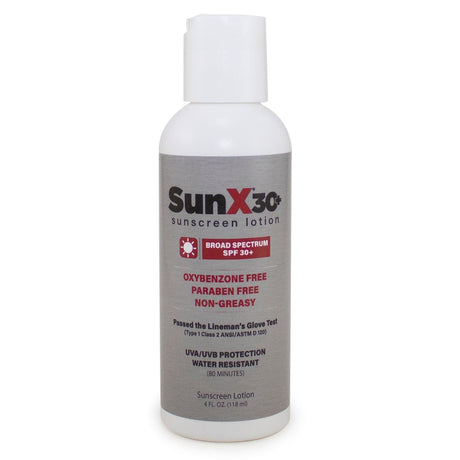 SunX 30+ Broad Spectrum Sunscreen Lotion, 4 oz Bottle - 71666-Single - LL Medico